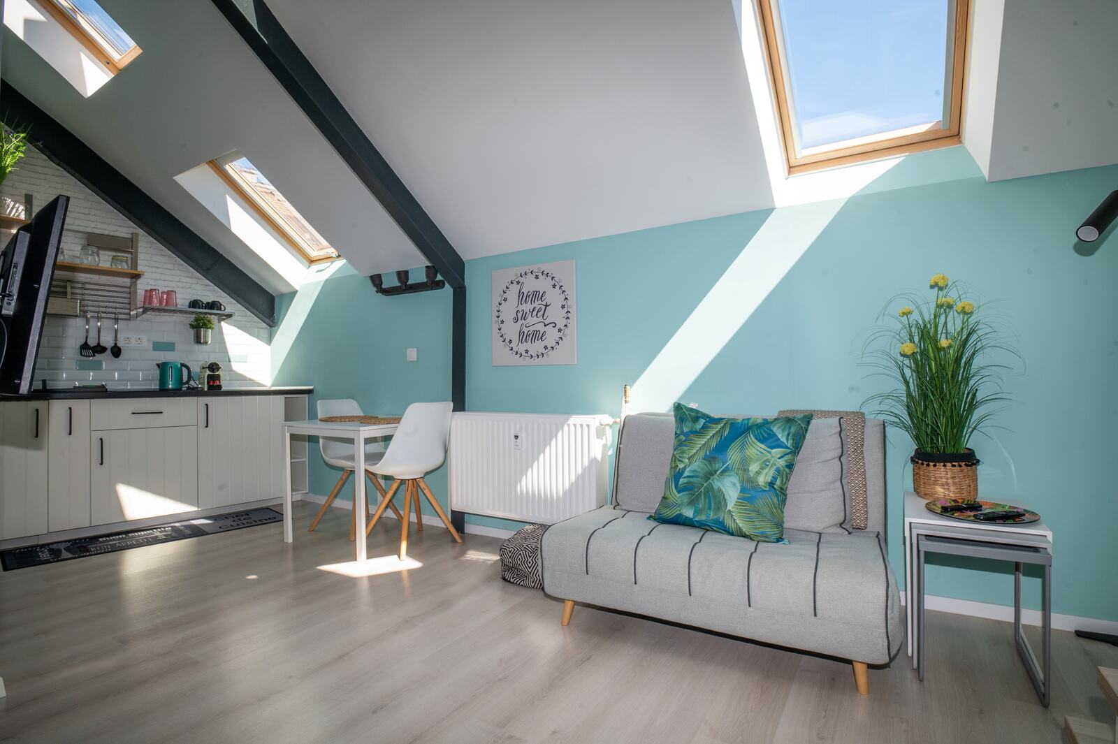 Canary Palm Apartment – Rooftop Windows